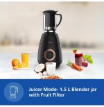 Philips juicer mode-1.5L blender jar with fruit filter - Image 3